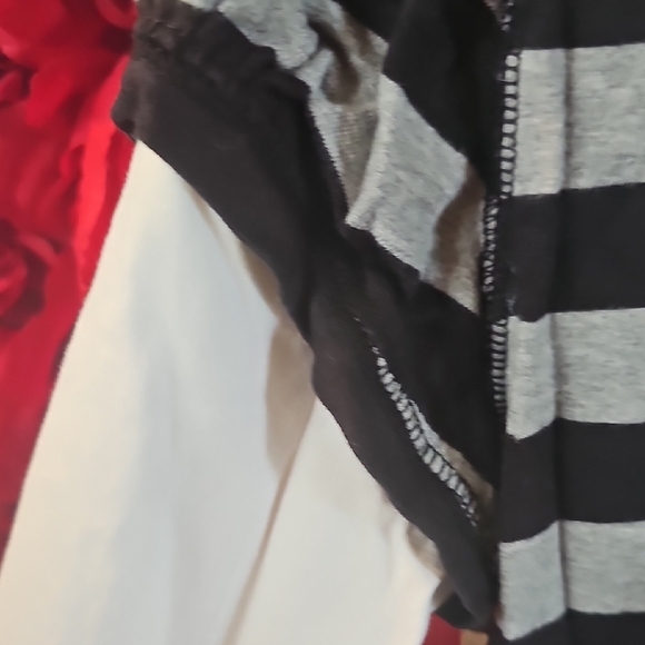 Copper Key Girls Striped Layered Shirt with Horse Glitter Design Size 14 - Picture 4 of 8